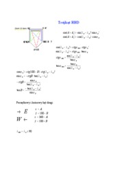 ORTODROMA - metoda równikowa - Funkcje trygonometryczne