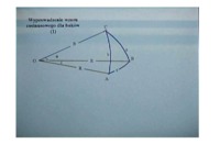 Podstawowe wzory służące do rozwiązania trójkąta sferycznego metodą ścisłą