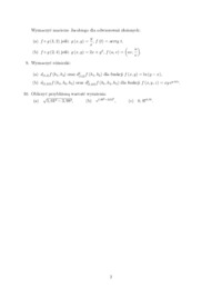 Matematyka - egzamin 