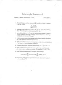Egzamin 2008 z równań różniczkowych - teoria
