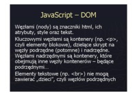 JavaScript - dalsza część 3