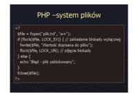 PHP - prezentacja cz. 2