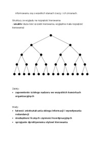 Struktury organizacyjne - podział