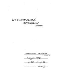Wytrzymałość materiałów - wykłady z semestru 5, cz. II