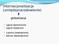Internacjonalizacja - prezentacja