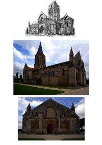 Aulnay-de-Saintonge, kolegiata St-Pierrede la Tour