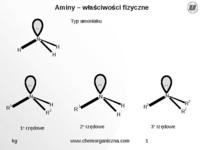 aminy - właściwości fizyczne - prezentacja