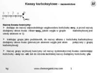 Kwasy karboksylowe - prezentacja