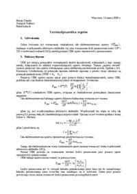 Termodynamika ogniw - wykład