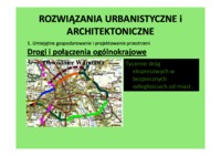 Rozwiązania urbanistyczne i architektoniczne 