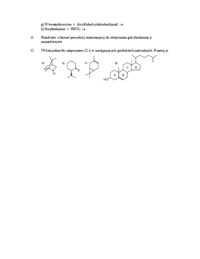 Chemia organiczna - ćwiczenia, lista XIV