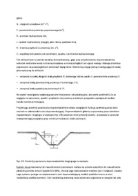 Zasady projektowania przekroju poprzecznego i podłużnego doprowadzalnika-opracowanie