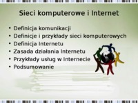 Sieci komputerowe i Internet-prezentacja